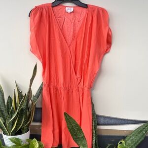 Parker Vibrant Coral Top